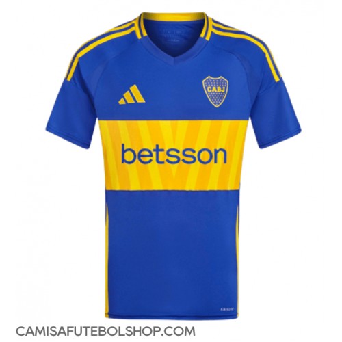 Camisa de time de futebol Boca Juniors Replicas 1º Equipamento 2024-25 Manga Curta